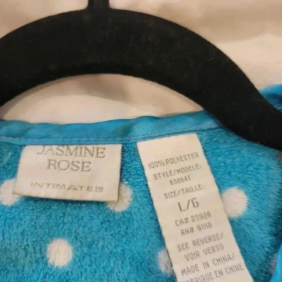 Jasmine Rose Intimates Short Bath Shower Robe Cover  Up Terry Cloth L - Picture 2 of 5